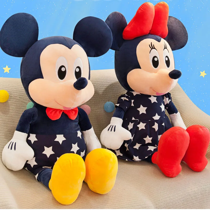 Stuffed Mickey&ampMinnie Mouse Doll Plush Toy Soft Star Mickey Minnie Dolls Cushion Pillow Birthday Wedding Gifts for Kids Children | Игрушки