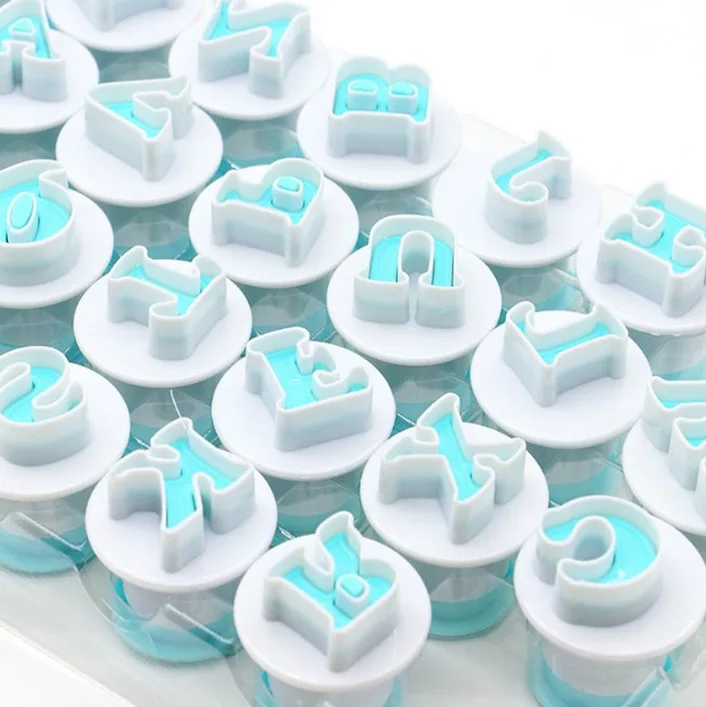 DIY английская буквенная цифра резак алфавита формочка для печенья помадки торта