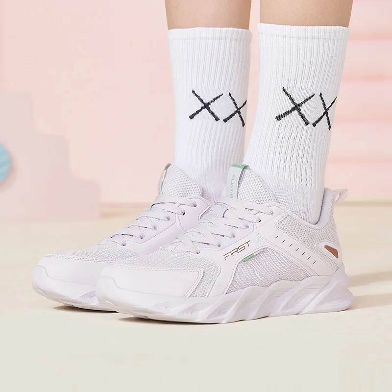 Новинка Осень 2020 женская обувь 361 градусов Спортивная кожаная сетчатая легкая