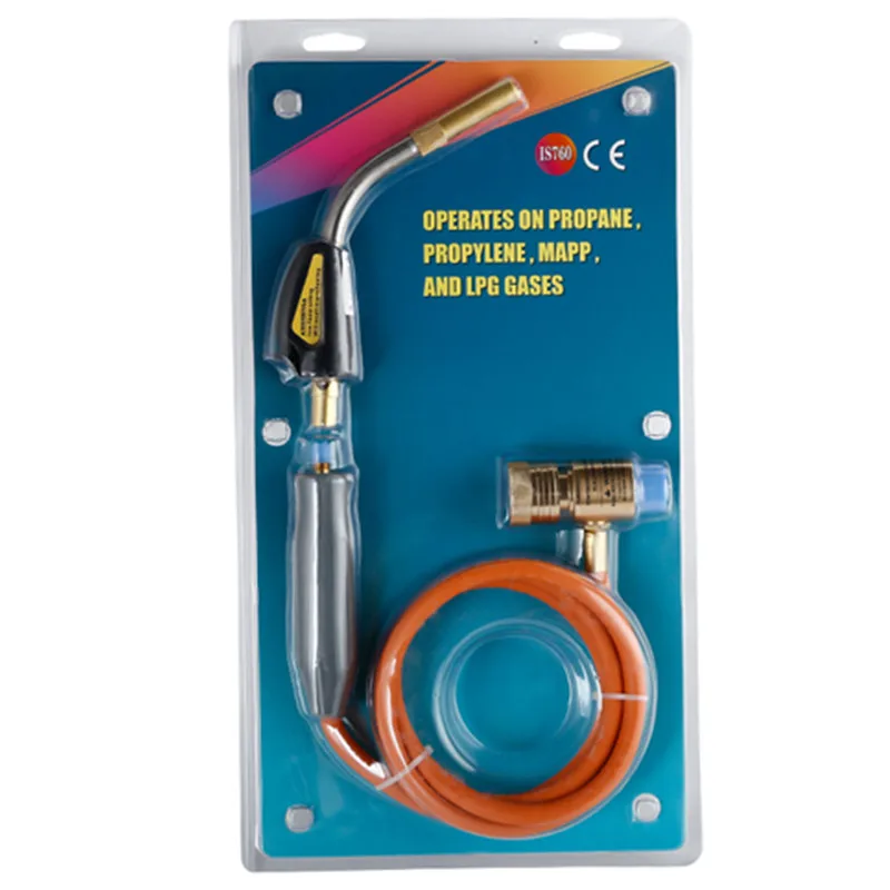 

Braze Welding Torch Self Ignition 1.5m hose CGA600 connection Gas Torch Hand Propane MAPP Torch