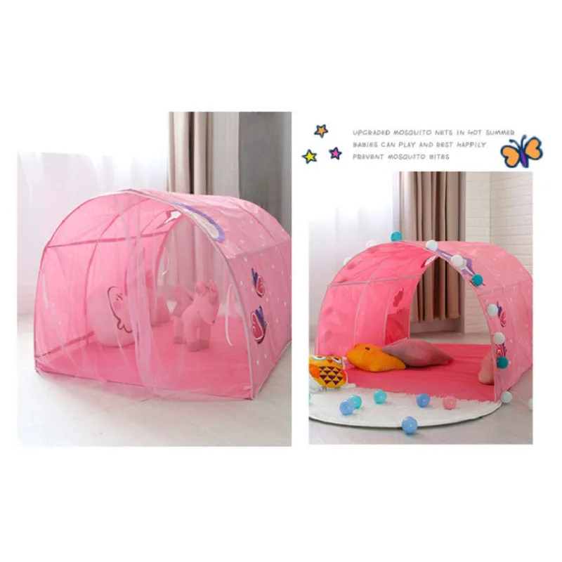 Детская Складная портативная палатка игровая для помещения игровой домик с