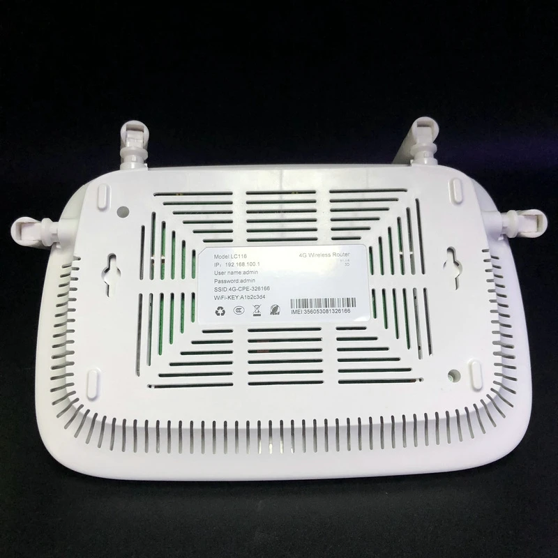 

300Mbps Router 4G LTE Wifi CPE 4 High Gain Antenna 4G Router FDD B1/3/7/8/20 External Antenna 4G LTE CPE Router EU Plug