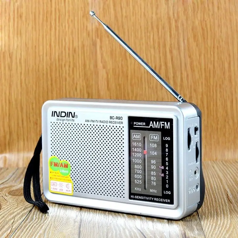 Портативный AM FM радио Ретро винтажный встроенный динамик Карманный многоцелевой коротковолновой приемник R90 для пожилых людей высокого качества Radyo