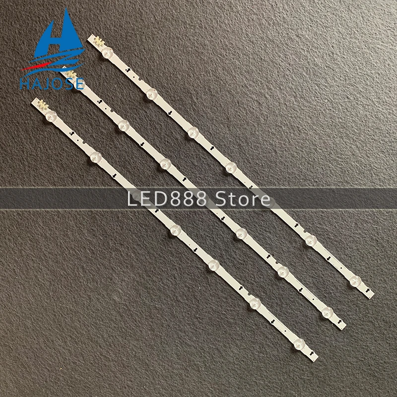 Оригинальный Новый 3 шт. 7 светодиодов 650 мм Светодиодная лента для подсветки
