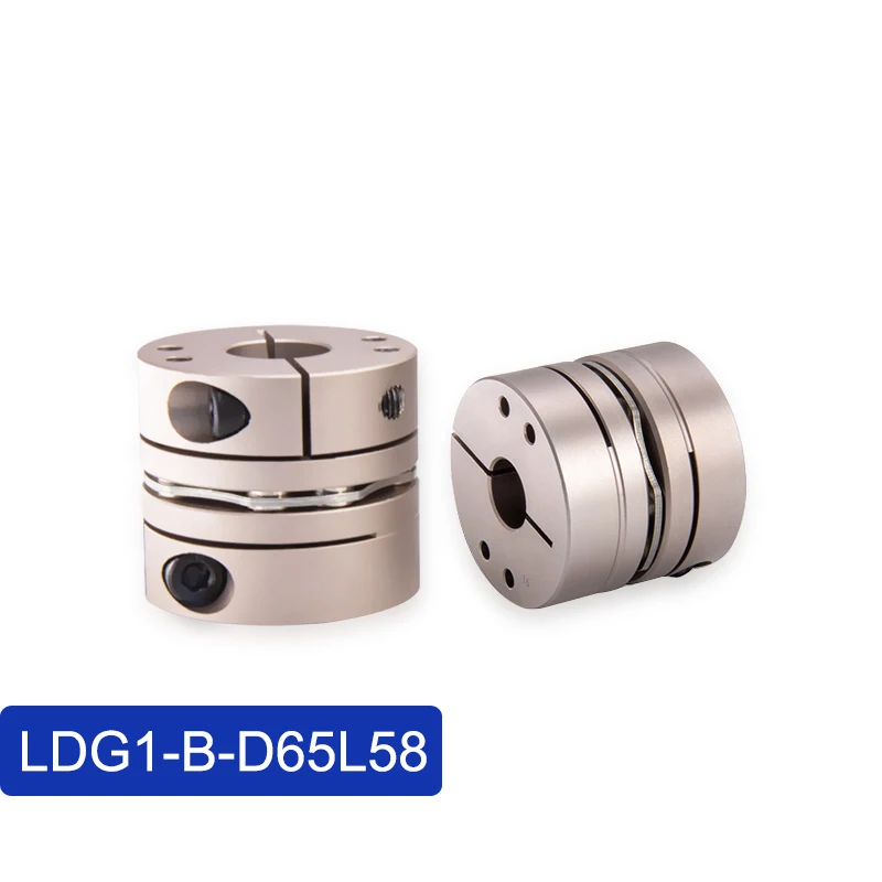

Cloweit Diaphragm Shaft Coupling 1 pc 65mm Flexible 8 Screws Fixed Coupler Joint Motor 16mm to 35mm