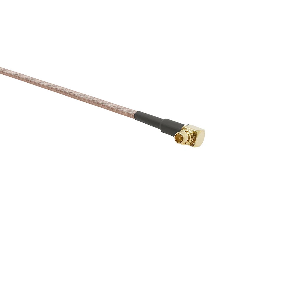 ALLiSHOP 15 см/30 см/50 см/1 м MMCX Мужской правый угол к RP-SMA RPSMA Женский Разъем RG316 кабель косички RF для беспроводной IC карты FPV
