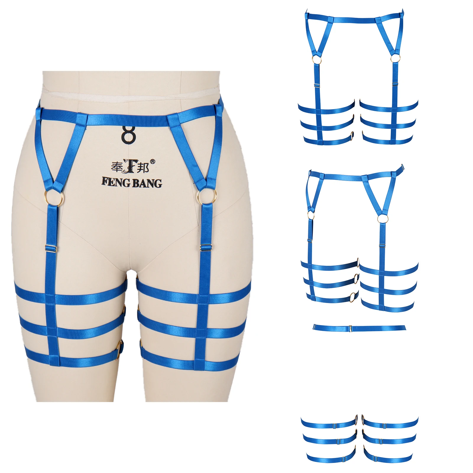 

Cosplay Sexy Lingerie Leg Harness Garters Belt Elasticity Harness Woman Garter Stocking Belt Gothic Body Tight Suspender Strap