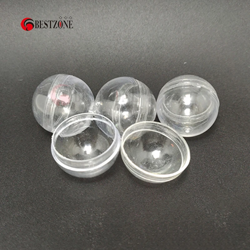 Пластиковые игрушечные капсулы 50 шт./лот диаметром мм прозрачные мягкие круглые