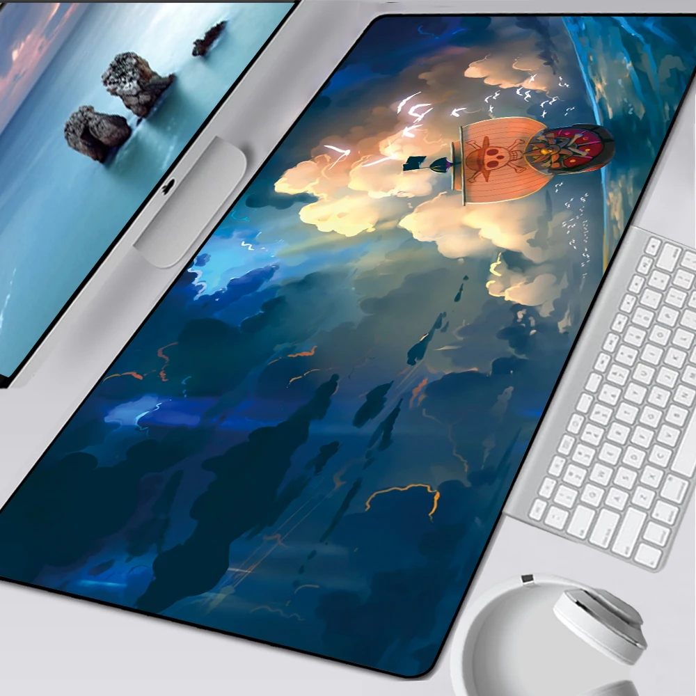 

One Piece Cartoon Mouse Pad Anime Notbook Computer XL Mousepad Overlock Edge Big Gaming Gamer To Laptop Speed Keyboard Mouse Mat