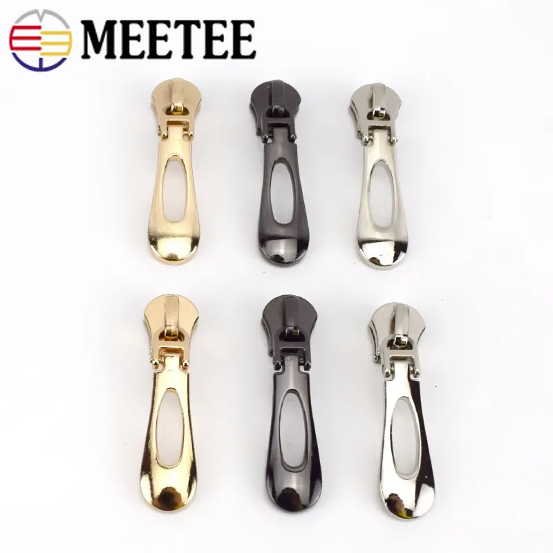 20 шт. Meetee 5 # Авто Блокировка молнии слайдеры для металла искусственный кошелек