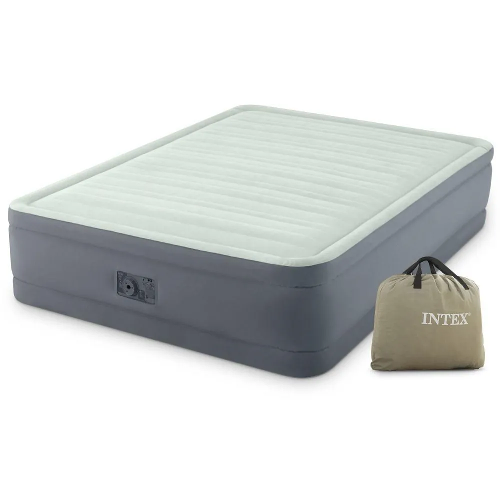 64906 Кровать матр.&quotQUEEN PREMAIRE® I ELEVATED AIRBED WITH FIBER TECH BIP&quot эл/н220V 203х152х46|Надувные