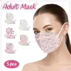 5 шт. ffp2 CE маска fpp2 одобренная kn95 маски Kn95 сертифицированная маска с принтом для взрослых Маска для мужчин женщин мужчин FFP2 маска