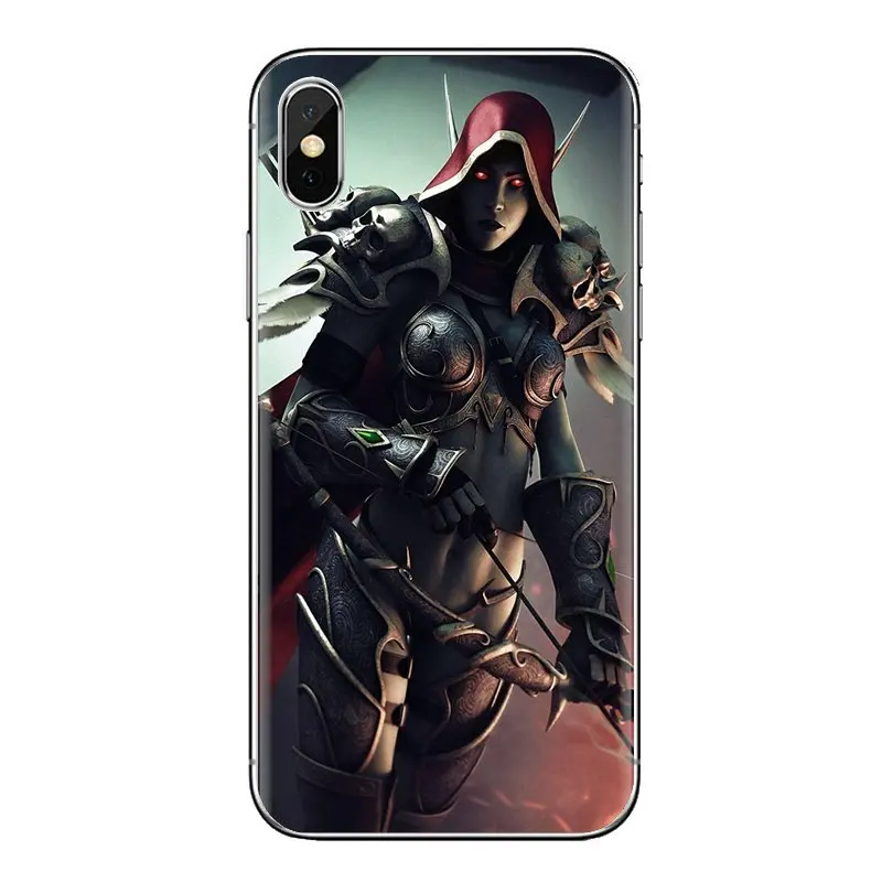 Чехлы для телефонов samsung Galaxy S2 S3 S4 S5 MINI S6 S7 edge S8 S9 Plus Note 2 3 4 5 8 Coque Fundas WOW World of Warcraft Sylvanas