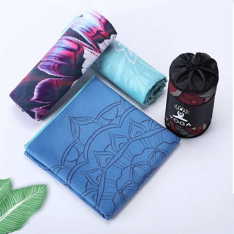 

Yoga Towel - Super Soft Sweat Absorbent Non-Slip Yoga Blanket Towels Perfect Size for Mat - Ideal for Hot Yoga and Pilates