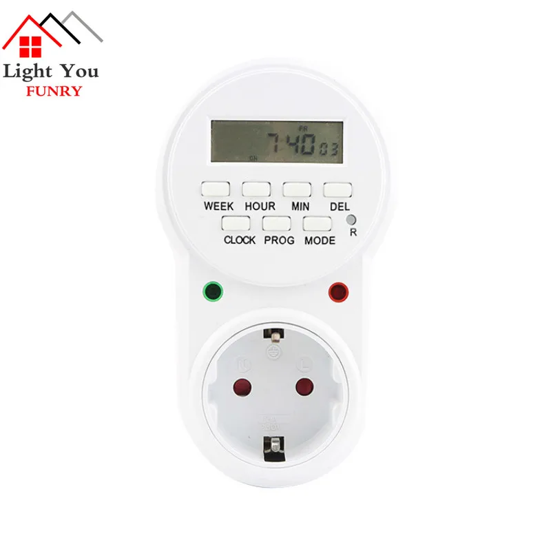 

EU UK US Standard Mechanical Timing Socket Household Smart Countdown Power Switch Socket Energy Saving Socket 16A 50HZ