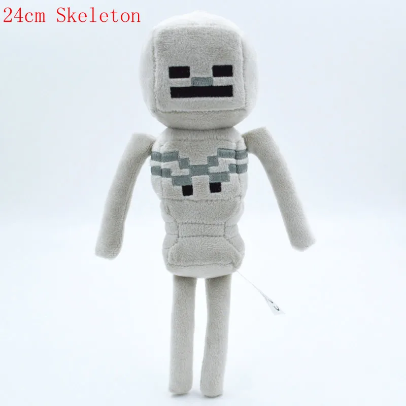Skeleton 18 см крутой Крипер JJ плюшевая игрушка кукла зеленый ползучий плюшевый мягкий мягкие игрушки Brinquedos популярные подарки для детей - Цвет: Skeleton