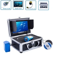 professional 7 inch screen 38 5mm endoscope lens 12 led lamps underwater fishing camera fish finder for ice sea fishing