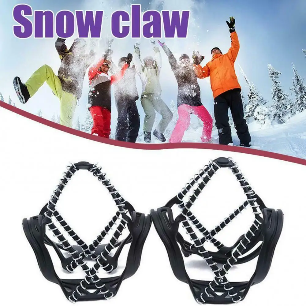 

2Pcs Anti-Slip Spikes Cleat Crampons Shoe Cover Ice Snow Hiking Climbing Gripper