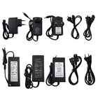 Адаптер питания для светодиодов, с 100-240 в перем. Тока на 5 В, 12 В, 24 в пост. Тока, трансформатор, 1 А, 2 А, 3 А, 4 а, 5 А, 6 А, 10 А светодиодный преобразователь светодиодного драйвера, вилка EUUSUKAU