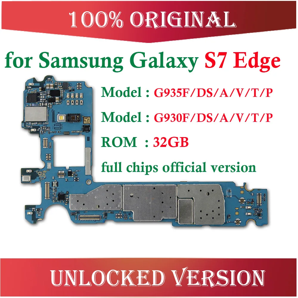 Протестировано для samsung Galaxy S7 Edge G935F G935FD больше моделей материнская плата разблокированная для S7 Edge логические чипы