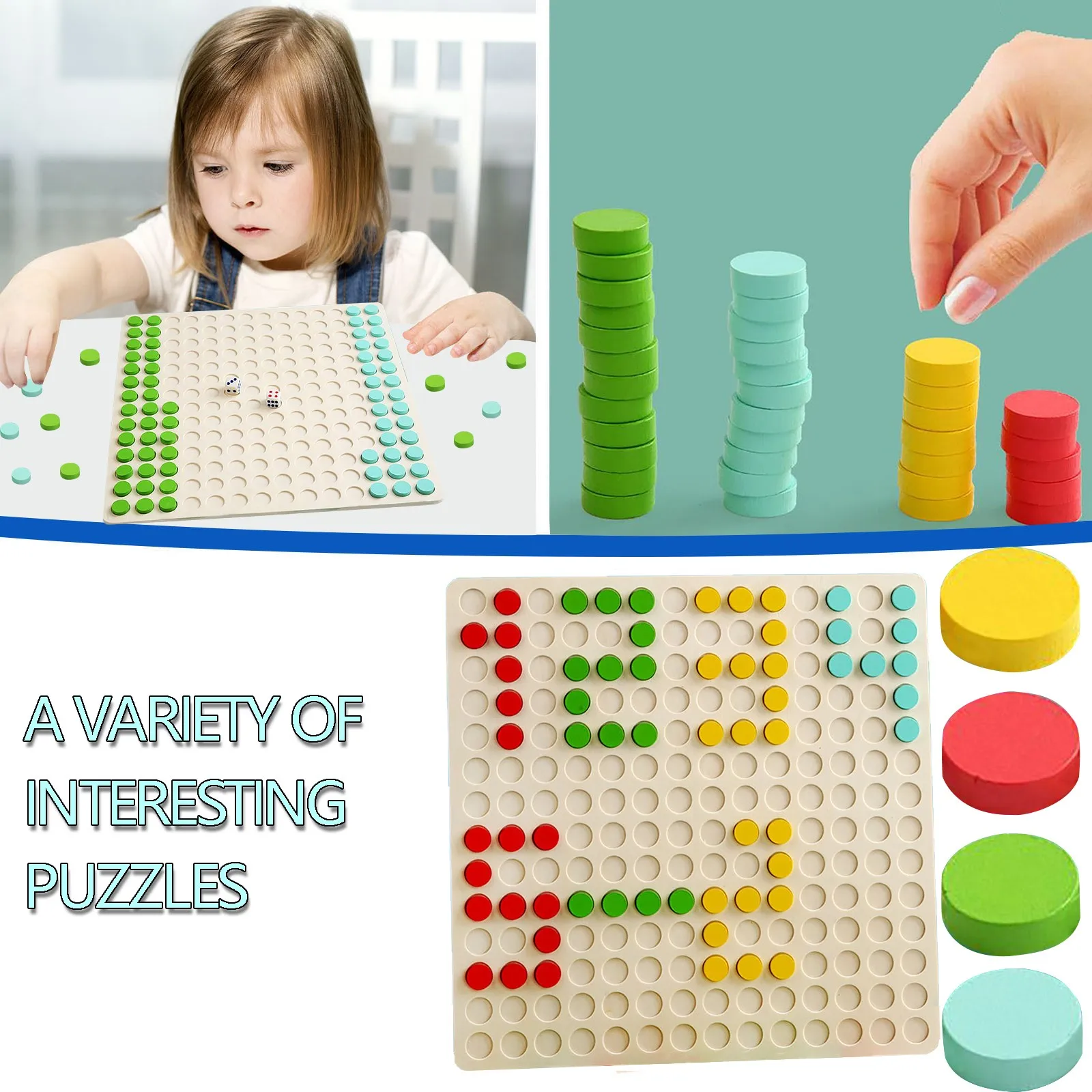 

Wooden Puzzle Toy Learning To Unique Matching Shape Teaching Sets Educational Blocks High Quality Kids Toys