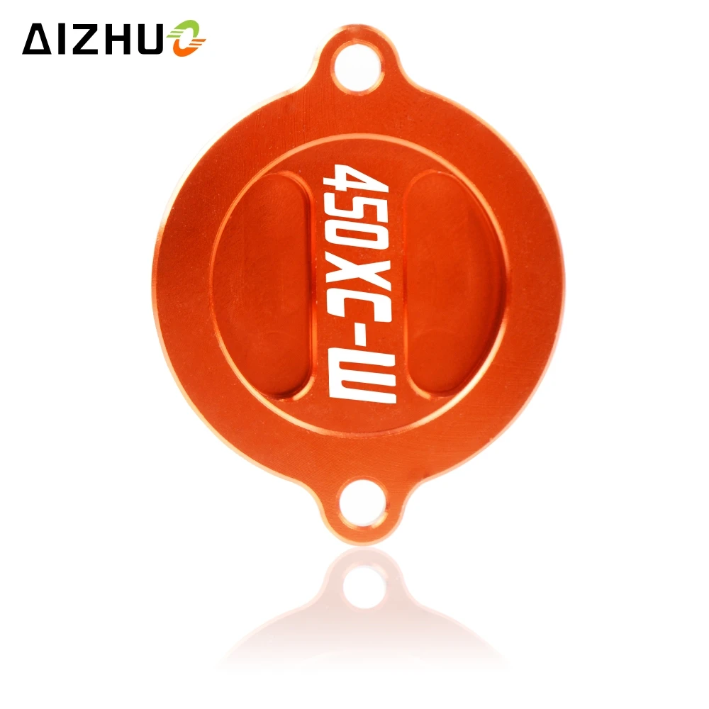 

CNC Aluminum Motorcycle Engine Oil Filter Cap Oil Fuel Tank Cover For 450XCW 450 XCW 2012-2016 2013 2014 2015