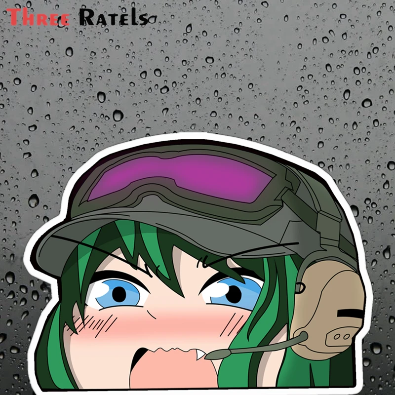 

Наклейка на окно автомобиля Three Ratels FC248 Ela Bosak Anime Peeker