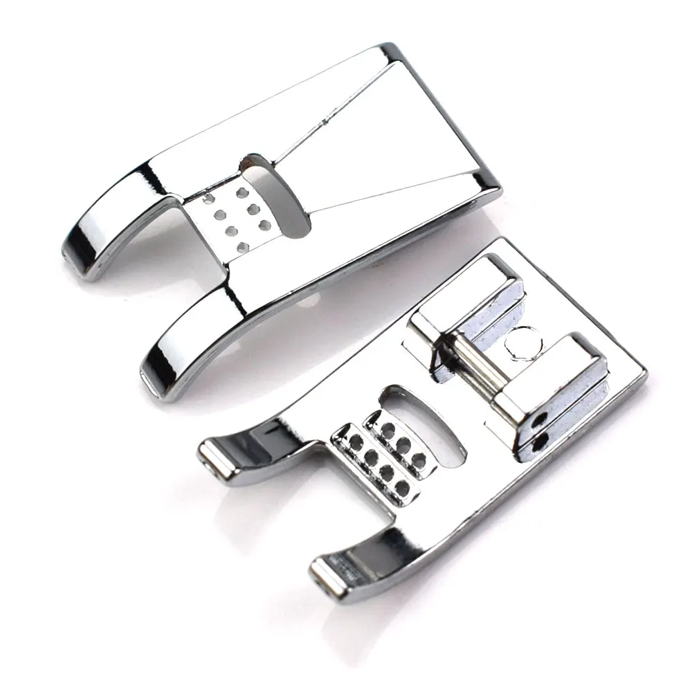 

2PCS DIY Sewing Presser Foot for Household Sewing Machines New Metal 7 Holes 5 Holes Sewing Machine Foot