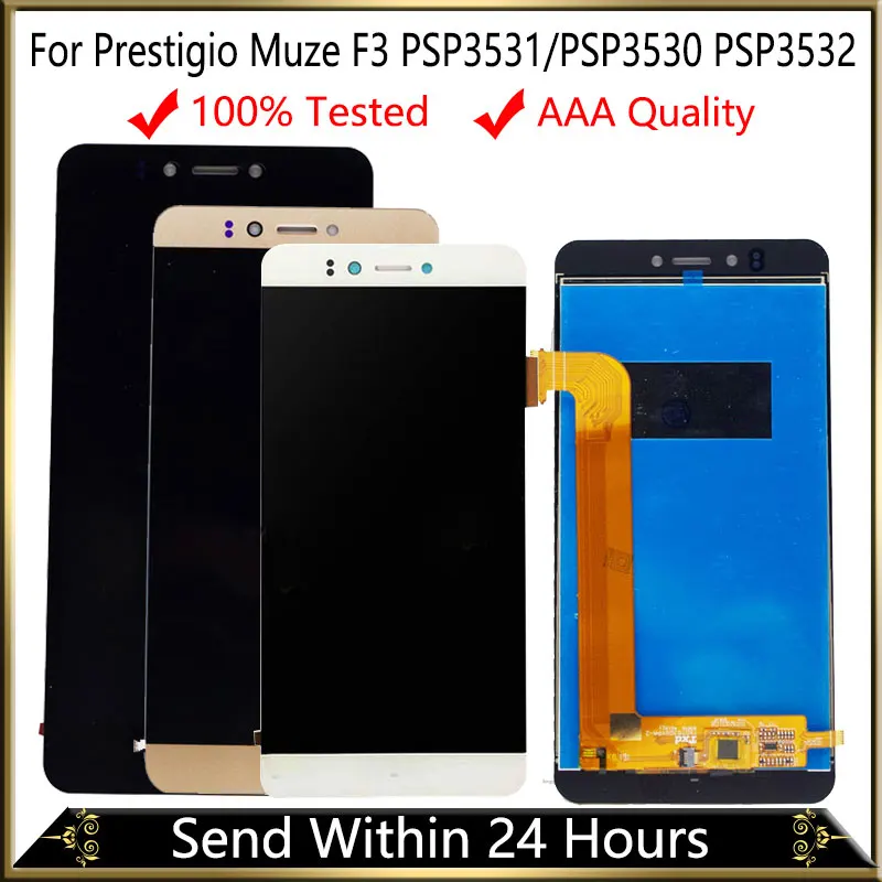 ЖК-дисплей для Prestigio Muze F3 PSP3531 DUO D3 PSP3530 с сенсорным экраном в сборе PSP3532 Duo |