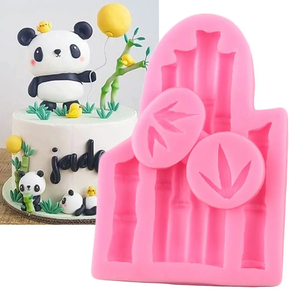 3D бамбуковые силиконовые формы для украшения торта на день рождения инструменты