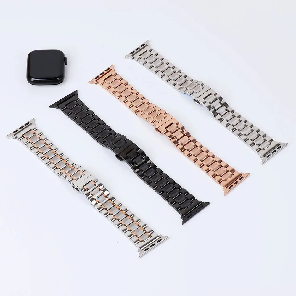 

Metal Milanese Strap For Apple Watch Band Series 6 7 5 4 SE iWatch 44MM 40MM Watchband 3 42mm 38mm Stainless Steel Bracelet