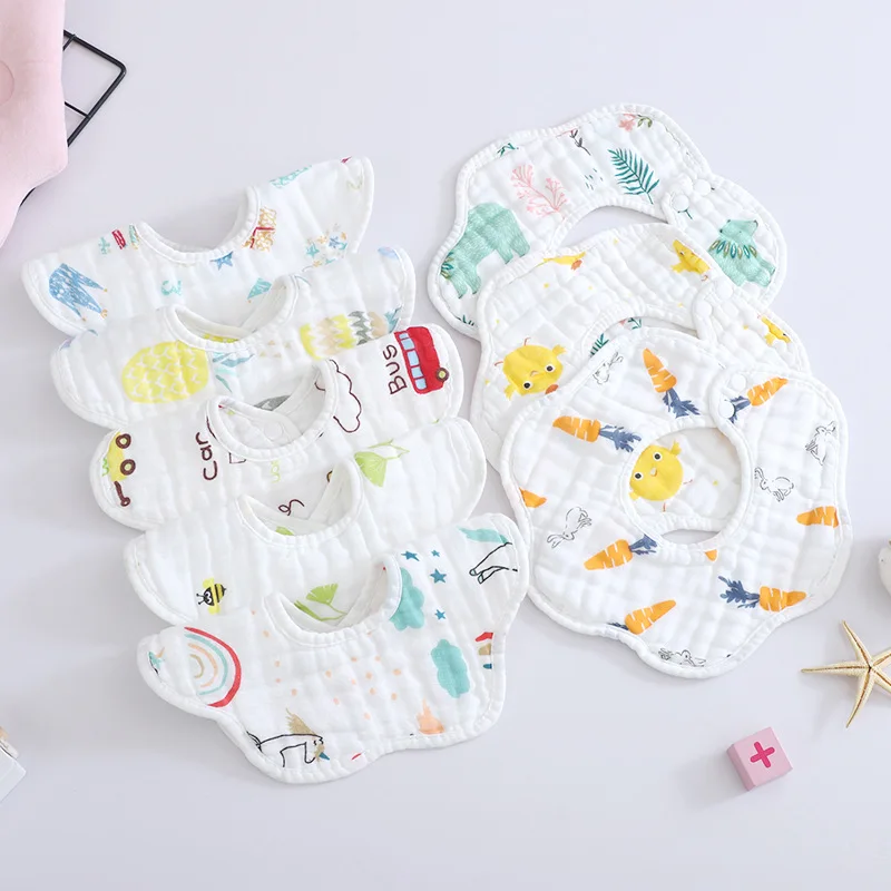 

Детское Марлевое полотенце, слюнявчик на полотенце для кормления молоком градусов, вращающийся на 360 градусов