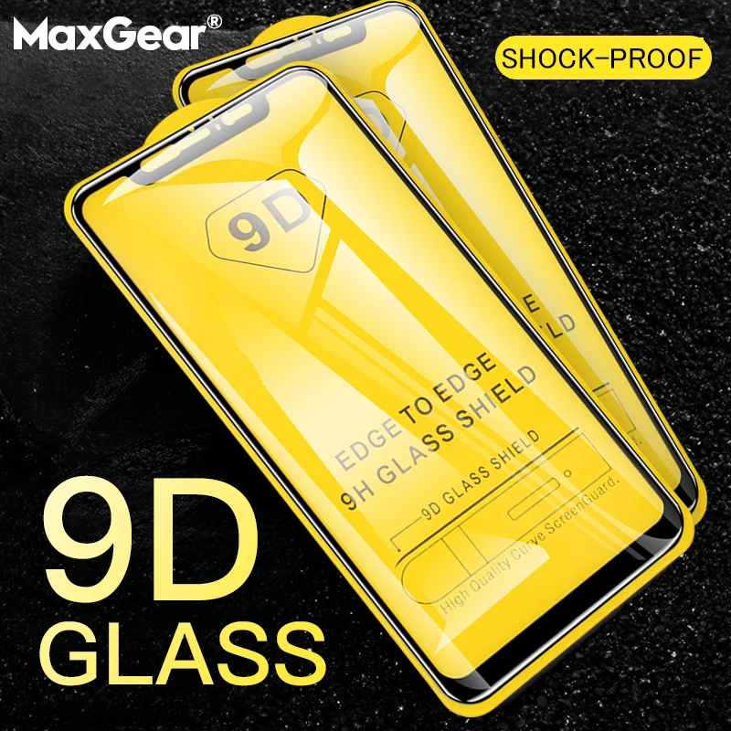 Защитное стекло MaxGear с черной рамкой для Samsung Galaxy A01 90|Защитные стёкла и плёнки