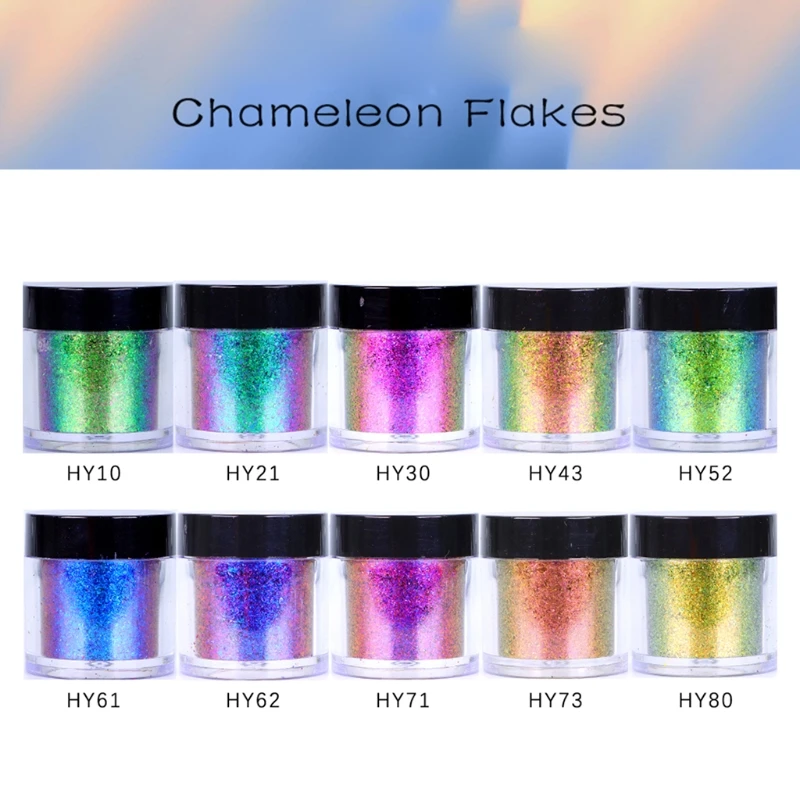 

Creative Nail Powders Nail Art Neon Pigment Rainbow Aurora Powder Party Eyeshadow Makeup Body Decorative Pigment Glitter