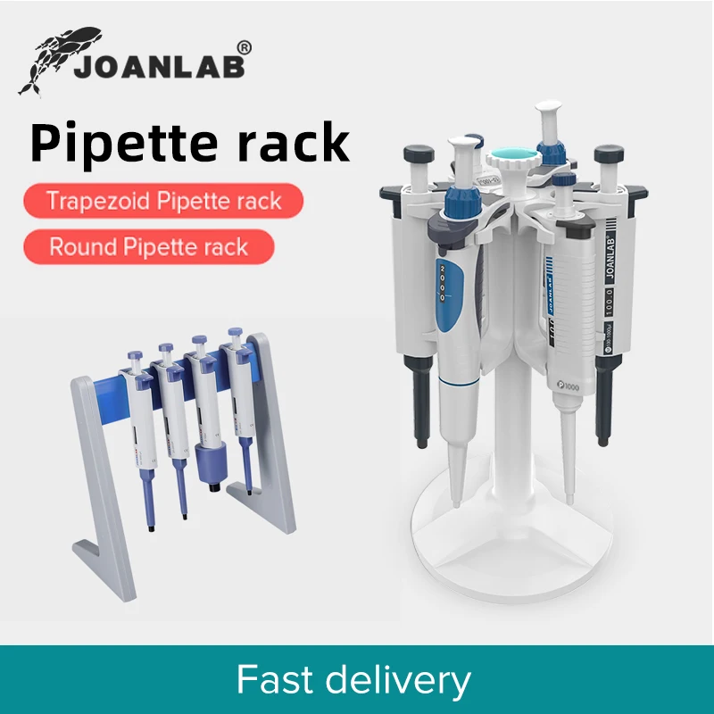 

JOANLAB Laboratory Pipette Rack Trapezoid Pipette Stander And Round Pipette Holder For Placing Pipettes Lab Equipment Supplies