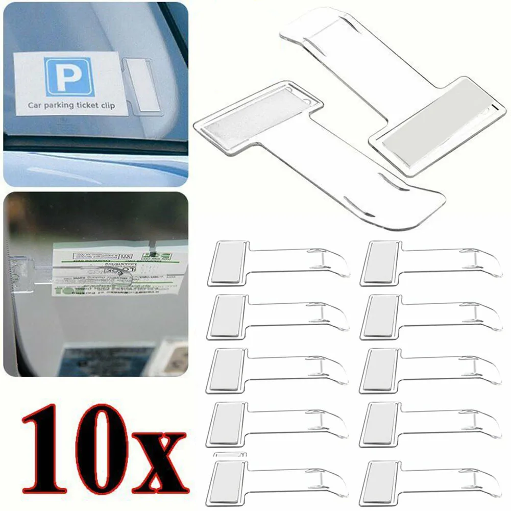 

Transparent Ticket Clips Car Vehicle Good Quality Parking Ticket Permit Card