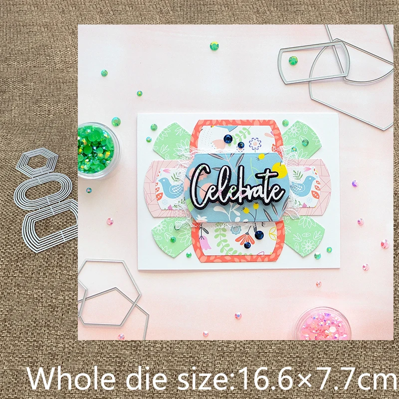 

XLDesign Craft Metal Cutting Dies stencil mold 18pcs shape frames decoration scrapbook Album Paper Card Craft Embossing die cuts