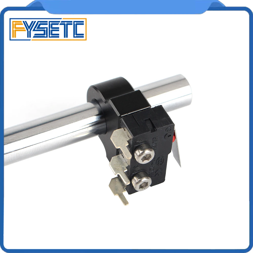 Комплект торцевой остановки FYSETC Prusa i3 из алюминиевого сплава 8 мм плавная