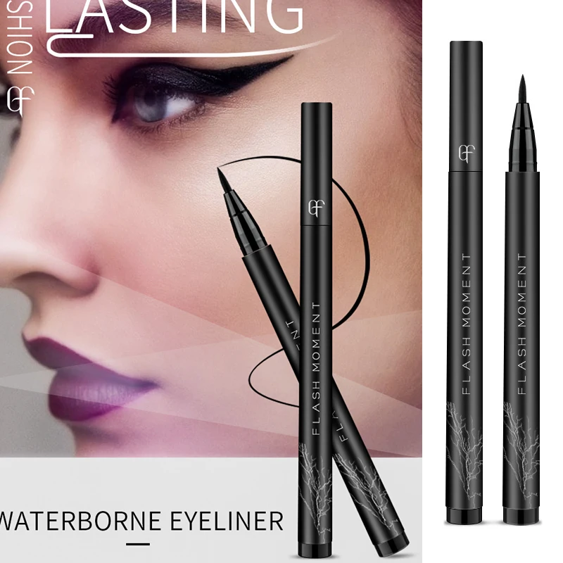 Черная Подводка для глаз карандаш длительная жидкая подводка Водостойкая макияж