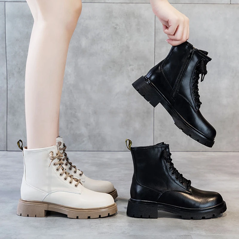 

Новинка 2021, осенняя женская обувь, сапоги для верховой езды, женские одноботинки красного цвета, кожаные тонкие сапоги в британском стиле, м...