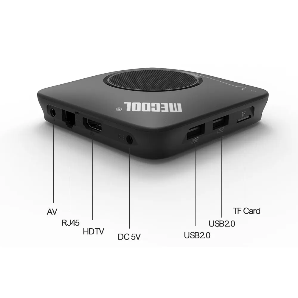 Умная ТВ приставка MECOOL M8S Max Восьмиядерный Amlogic S912 3 ГБ ОЗУ 32 Гб ПЗУ 2 4G + 5 8G Wi Fi BT4.0 4K VP9