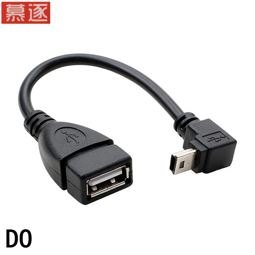Тест перед отправкой USB A гнездо в Mini B Мужской кабель адаптер 5P OTG V3 порт для