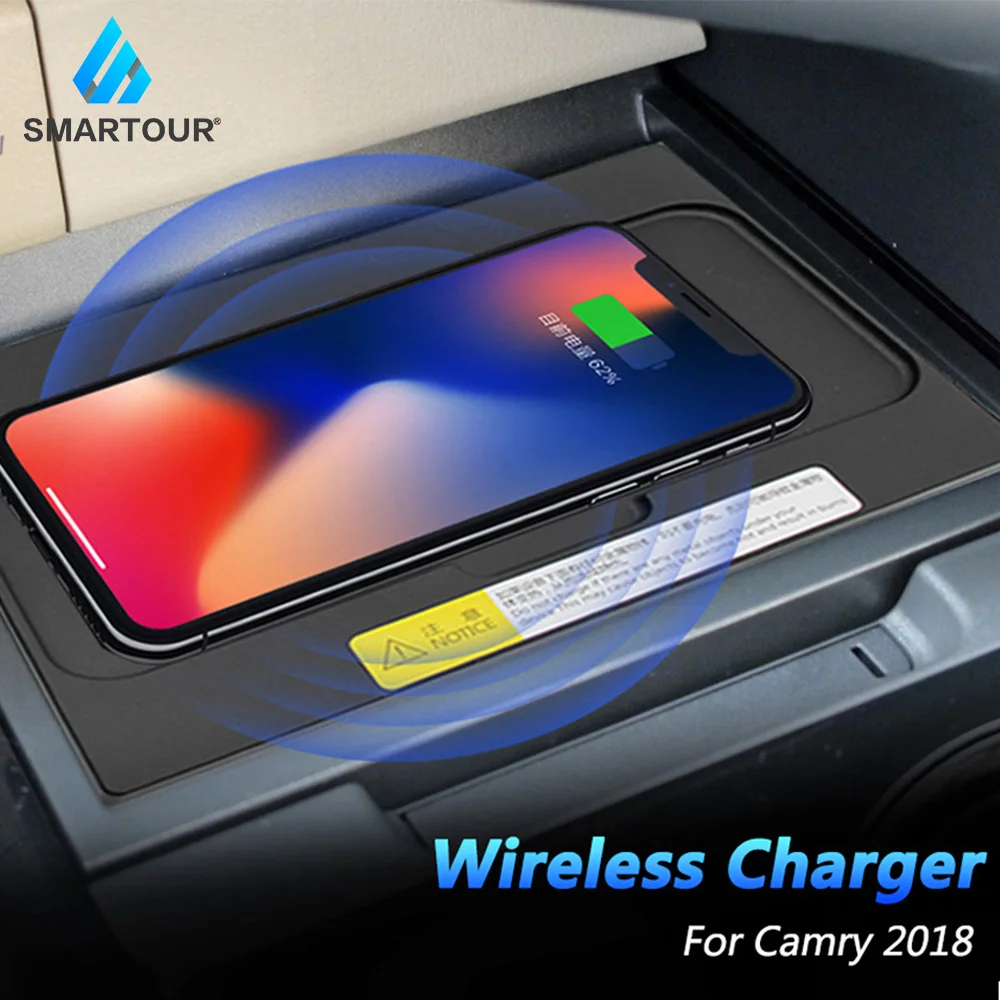 

15W Qi Wireless Charger Quick Wireless Charging Car Console Wireless Charger for Toyota Camry 2018