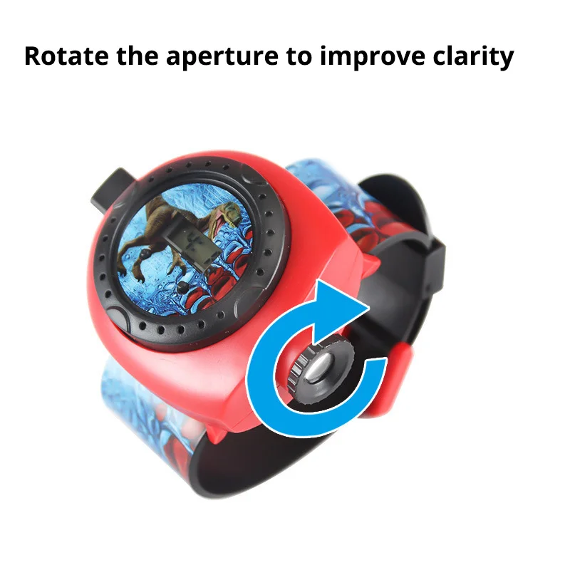 

New Cartoon 3D Projection Children Watches Boys Dinosaur Digital Watches Girls Kindergarten Gifts kids Clock Student Prizes
