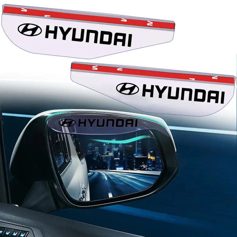 2 шт. наклейка на боковое зеркало заднего вида для Hyundai Tucson accent i10 i20 santa fe kona getz Solaris