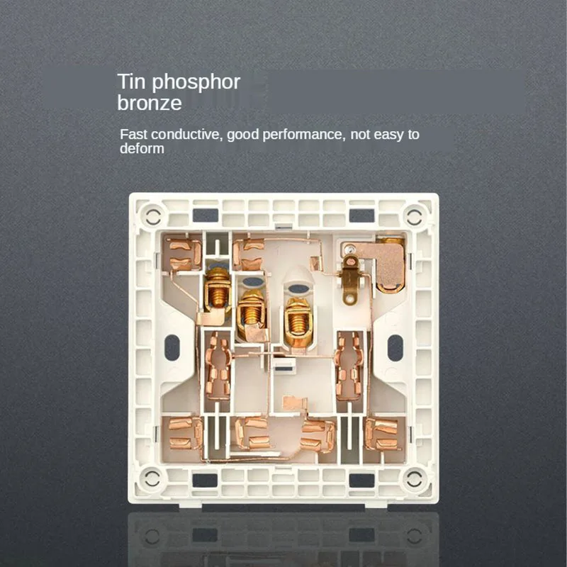 Высококачественная многофункциональная розетка типа 86 переключатель с одним