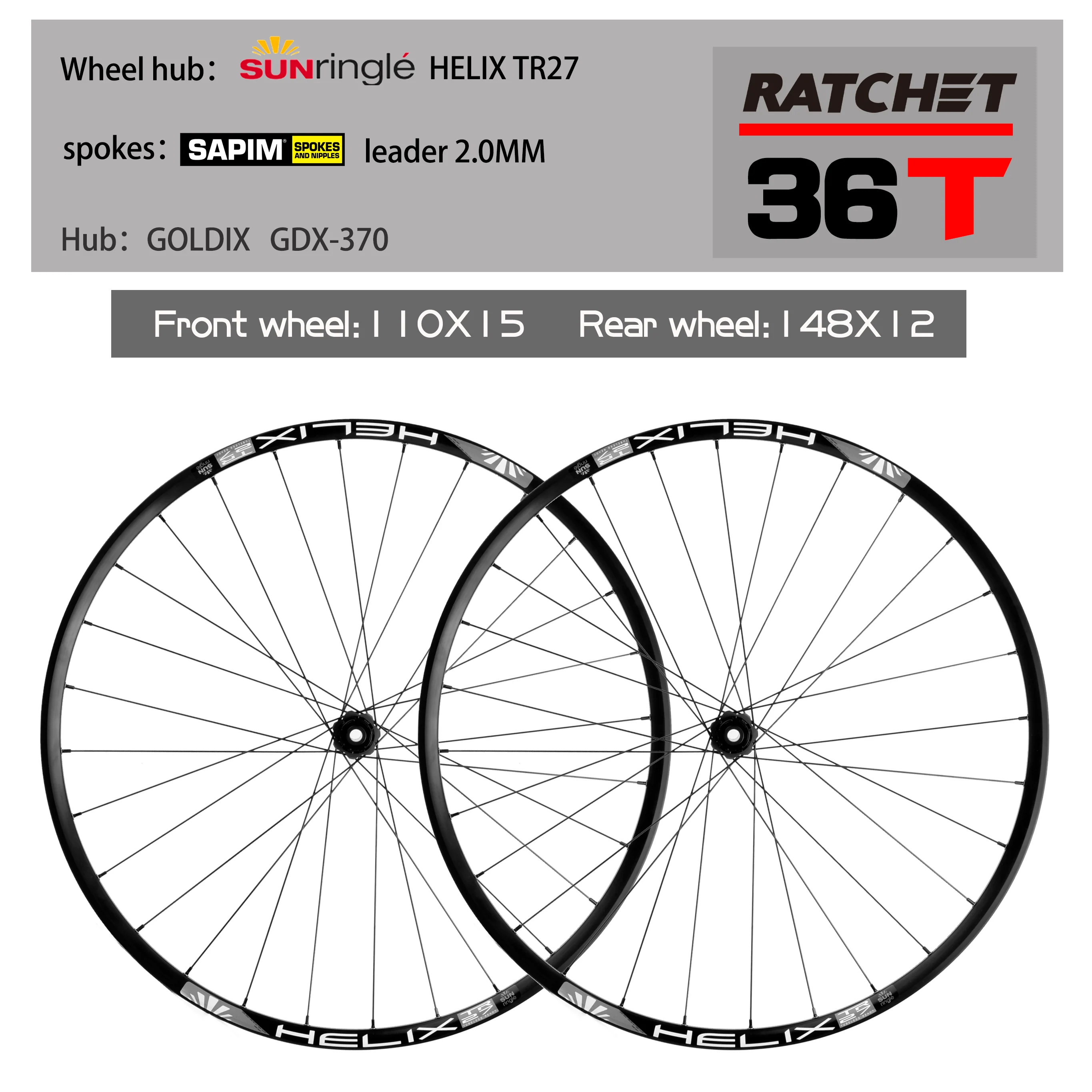 GOLDIX GDX370 ручной 27 5 29 BOOST совместимый маховик SHIMANO SRAM 28 32 36H быстросъемная