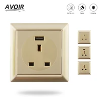 avoir universal uk irl mys sgp standard plug socket usb charging port for moblie wall power outlet outlet pc retro panel