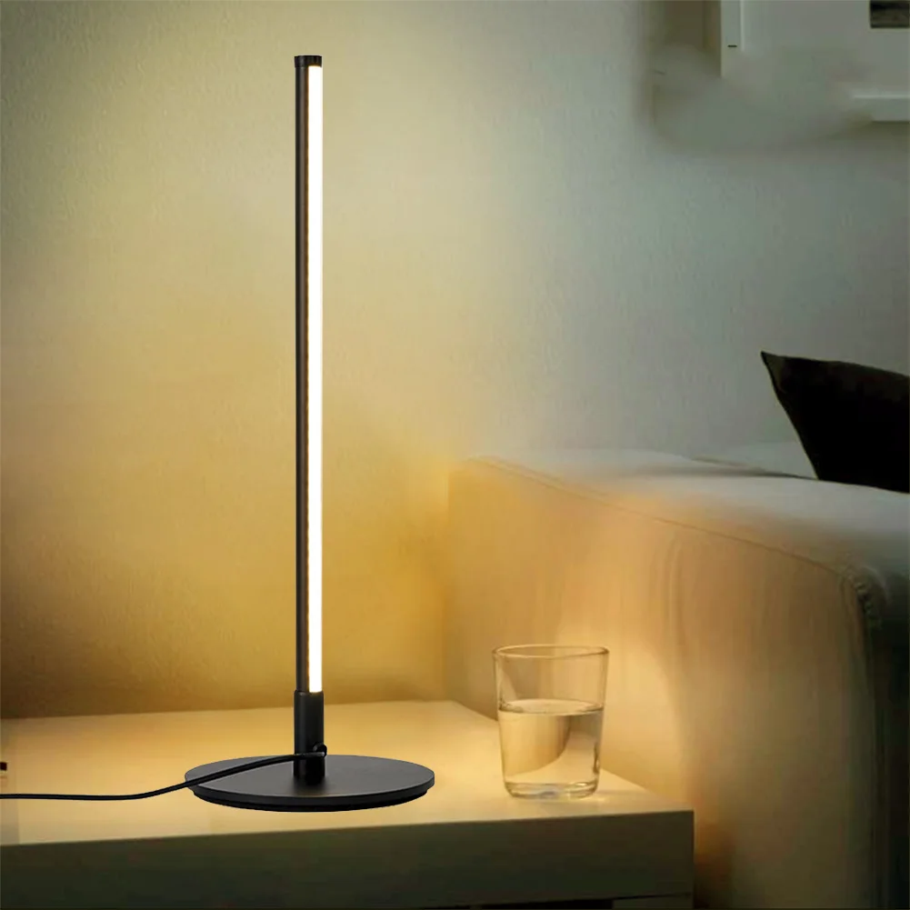 

Modern LED Corner Light Warm Colorful Living Room Desktop Standing Lamp Lighting Decor Accessories for Gifts