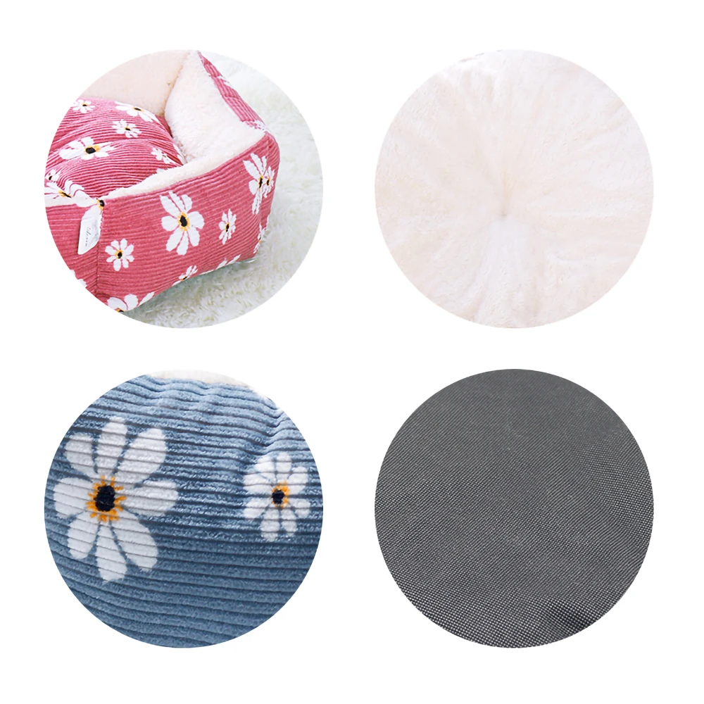 Шестиугольная кровать для кошек и собак средних маленьких питомцев летняя